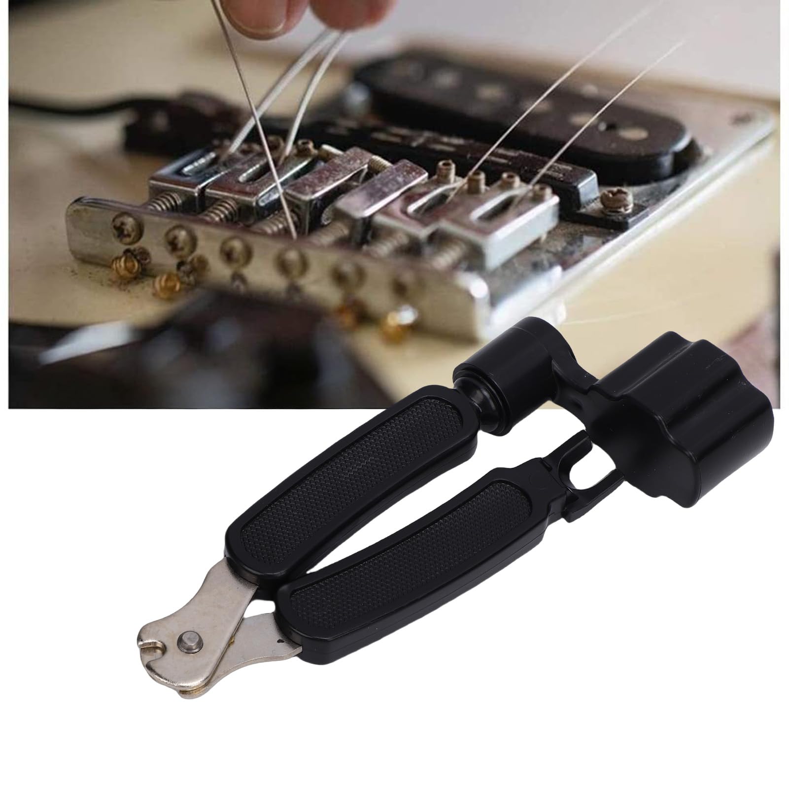 47 szt. Zestaw Narzędzi do Naprawy Gitary Zestaw Konfiguracyjny z torbą na akustyczną gitarę elektryczną Ukulele Bass Banjo Narzędzie do Konserwacji z linijką Pomiar Kluczy