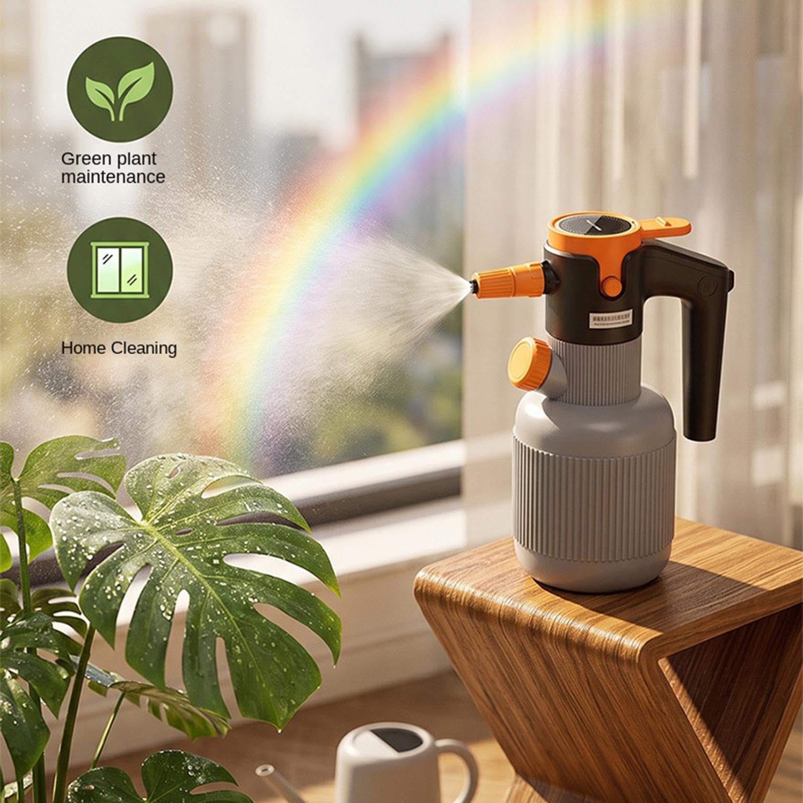 Pulvérisateur À Mousse 1,5L Lavage Électrique Automatique Rechargeable USB
