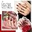 modelones Red Nail Polish Set, 6 Colors Dark Ruby Cherry Cat Eye Glitter Mini Quick Dry Nail Lacquer Kit, Magnetic Sparkle DIY Nail Art Manicure Christmas Gift for Women Girls