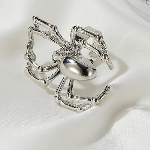 Miniatura 5 de Anillos para niñas de 10 a 12 años anillo artificial con forma de animal de Halloween anillo de terror para mujer anillos de Halloween de moda para