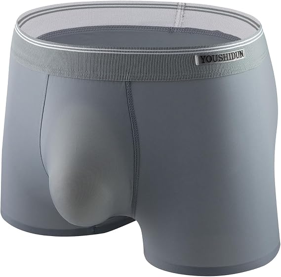 Generic Cooling Boxer Briefs for Men Silk Soft Comfortable Breathable Bamboo Underwear Quick Dry & Odor Control Boxers