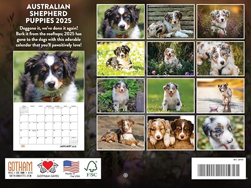 Vista 30 de Calendario Goldendoodle 2026 Golden Doodle mensual de pared calendario de 12 meses Fabricado en Estados Unidos