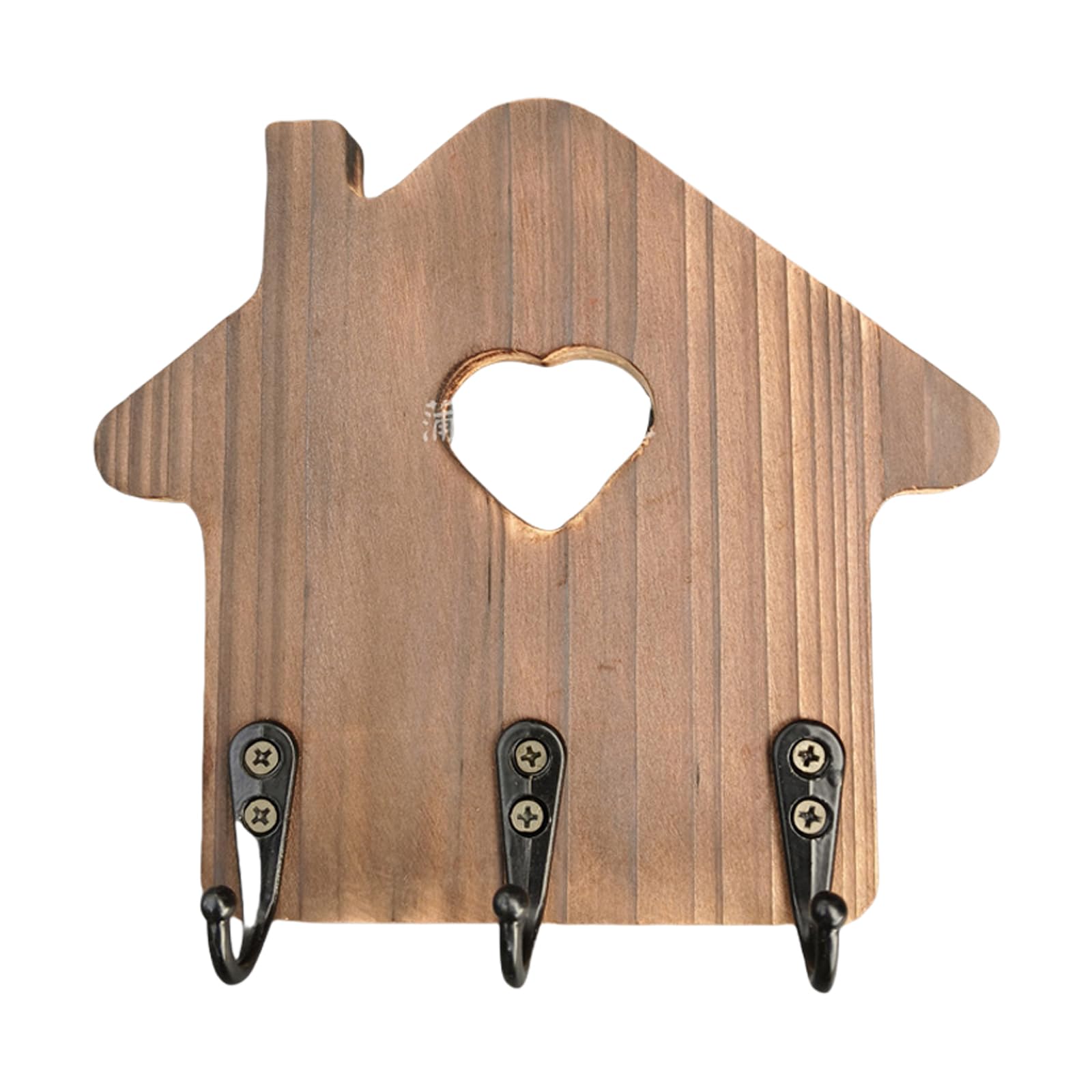 YROHGKPN Shaped Rack Decorative Keys Storage Organiser Wooden Coat Hanger for Entryway Living Room or Use Wooden Holder
