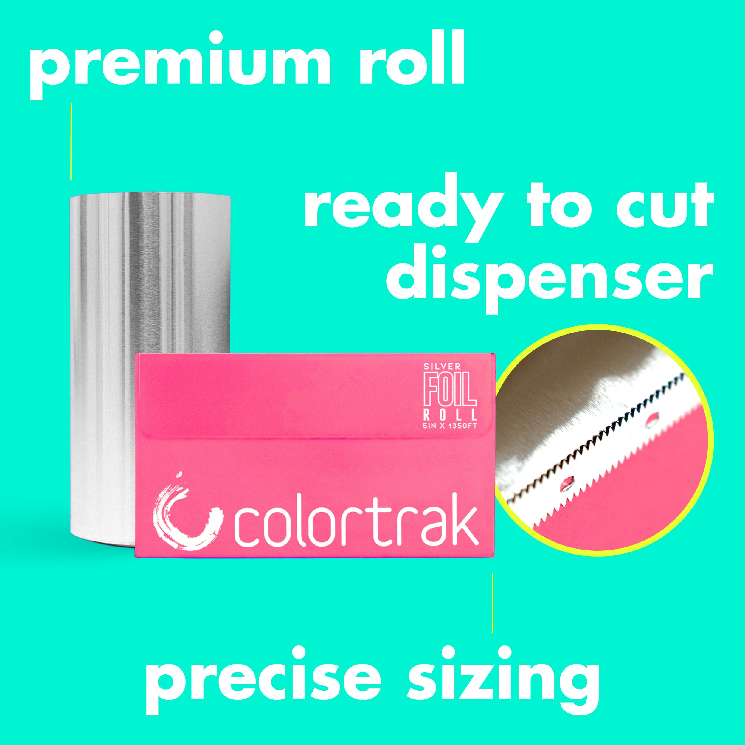 Colortrak Professional Silver Hair Highlighting Foil Roll