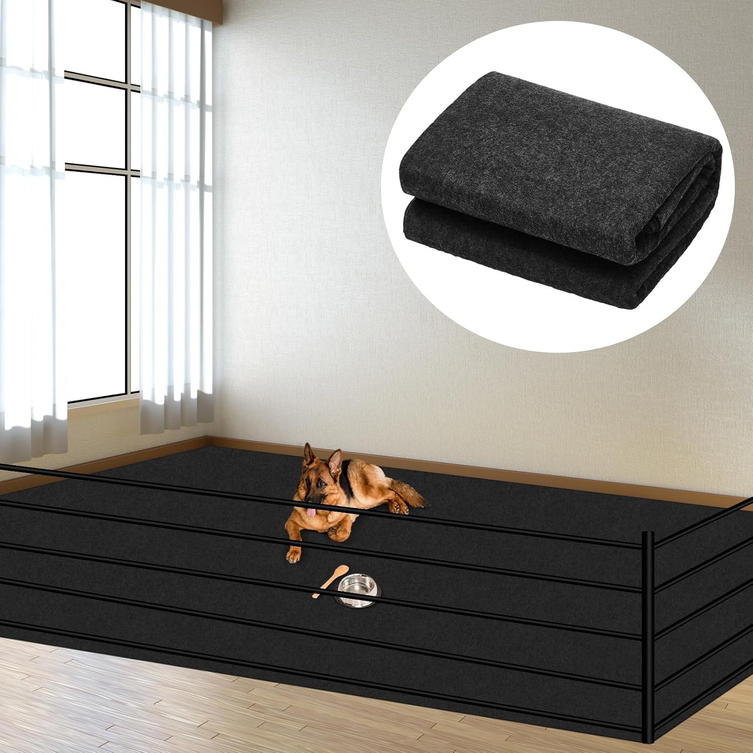 Drydiet Kennel Flooring for Dogs 10'x5' Extra Large