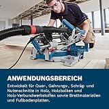 Bosch Professional GCM 8 SJL Sliding Mitre Saw (216 mm Blade, 70 mm Vertical, 312 mm Horizontal Cut Capacity, 2 Saw Blades, Dust Extraction System, Lightweight, Compact Design, Amazon Exclusive Set) - 5