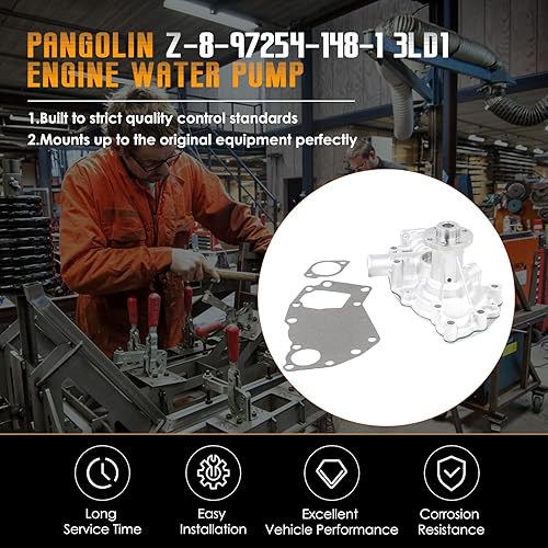 Miniatura 3 de 3LD1 - Bomba de agua para motores Mini Excavator PC35 KS35 Doosan S030P Isuzu