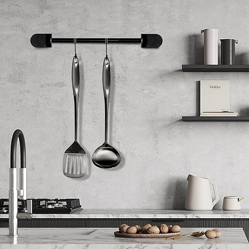 Miniatura 8 de Cucharón de sopa, utensilios de wok para acero al carbono, cucharón de sopa de acero inoxidable, juego de utensilios de cocina de 14 a 15 pulgadas,