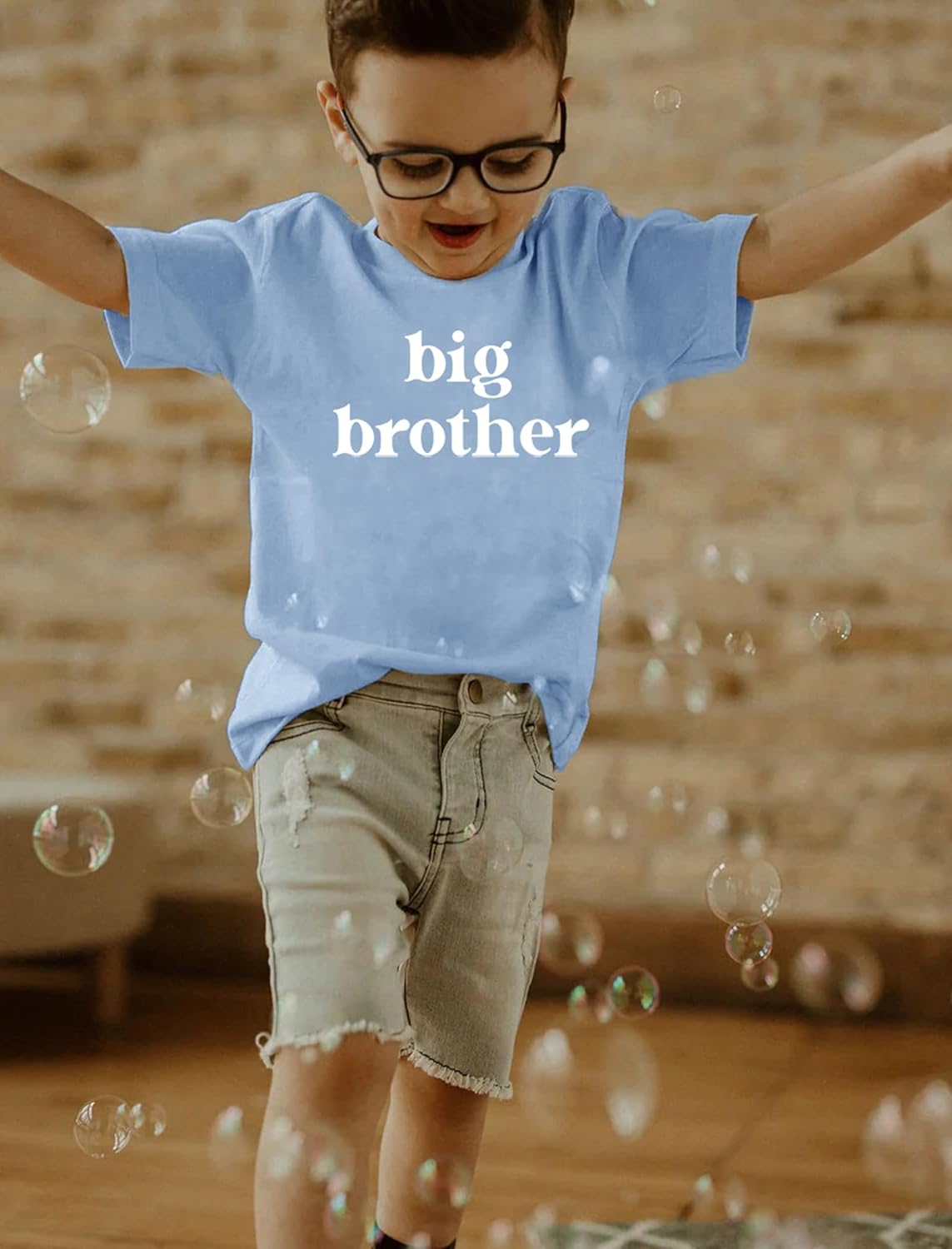 Big Brother Shirt Toddler Baby Boy Promoted to Big Brother Announcement Tshirt Kids Short Sleeve Clothes - Image 2