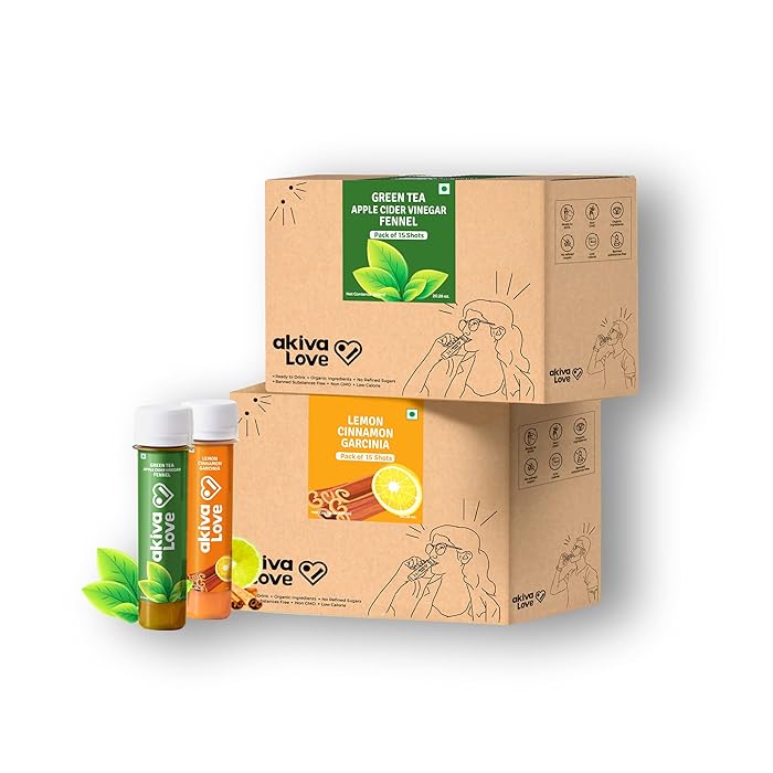 Buy Ayurveda Inspired Weight Loss Shots (60 Shots) with Green Tea Apple