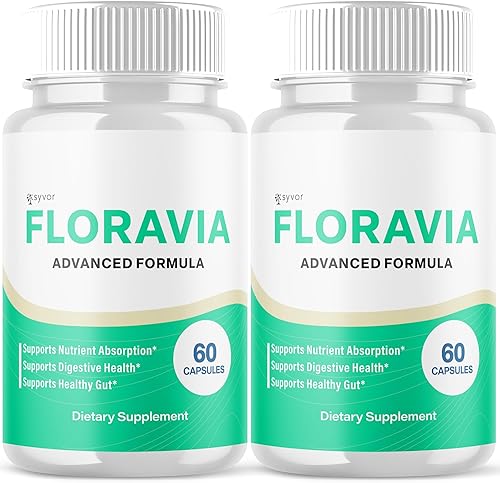 Floravia Capsules, pastillas probióticas oficiales de Floravia con todos los ingredientes naturales, píldoras de suplemento de apoyo para la salud