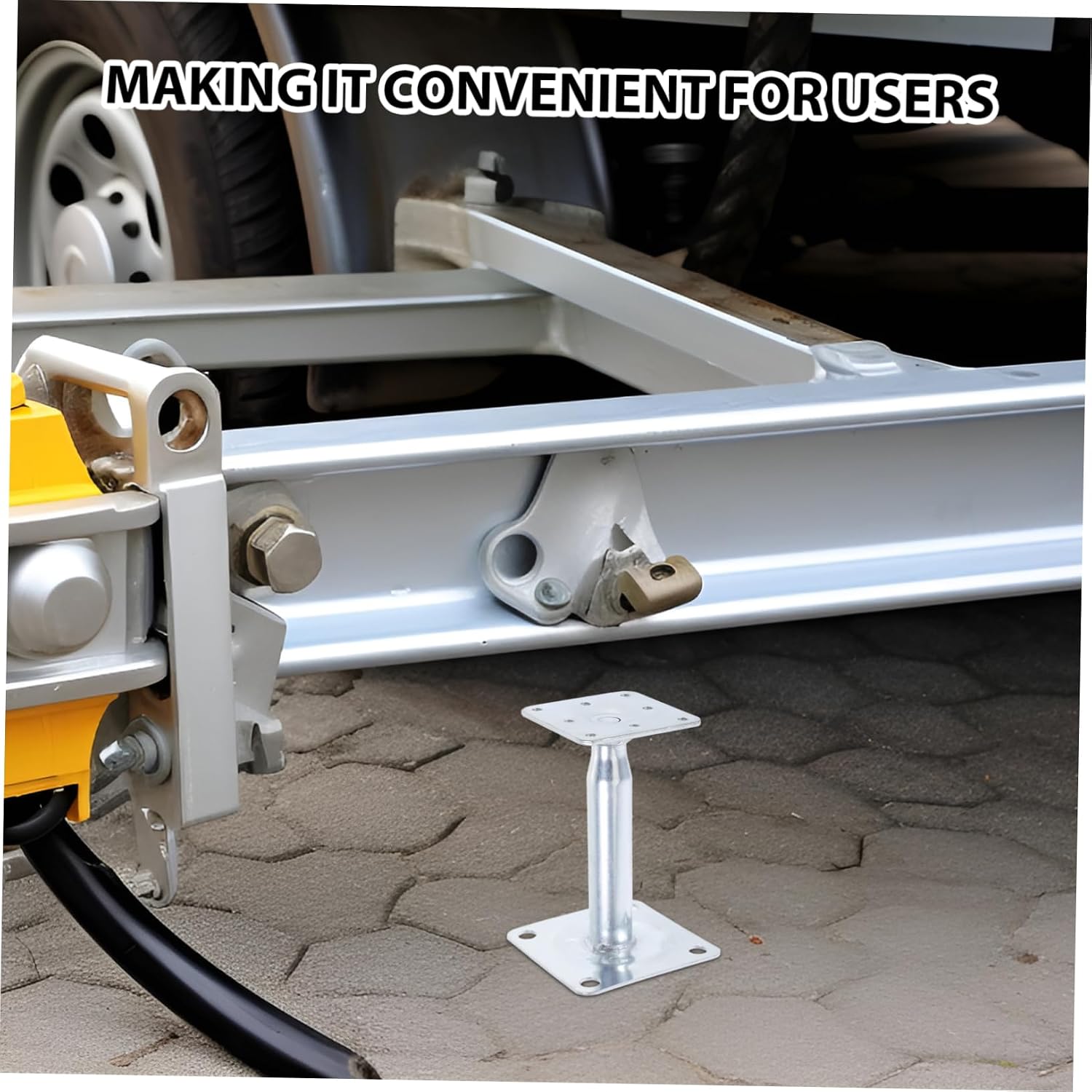 Floor Jack Post Brackets Telescoping Support Pole Rv Slide Out Support High Load Capacity