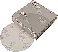 Vista 6 de 3M Stikit - Disco abrasivo de película de acabado 260L, 01318, 6 in, P1200, 100 discos por caja, Blanco