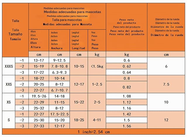 Foto 4 de 7 de KAJILE Silla de Ruedas ajustanble de 2 Ruedas para Perros Pequeños,Tamaño XXXS-2 para la Rehabilitación…