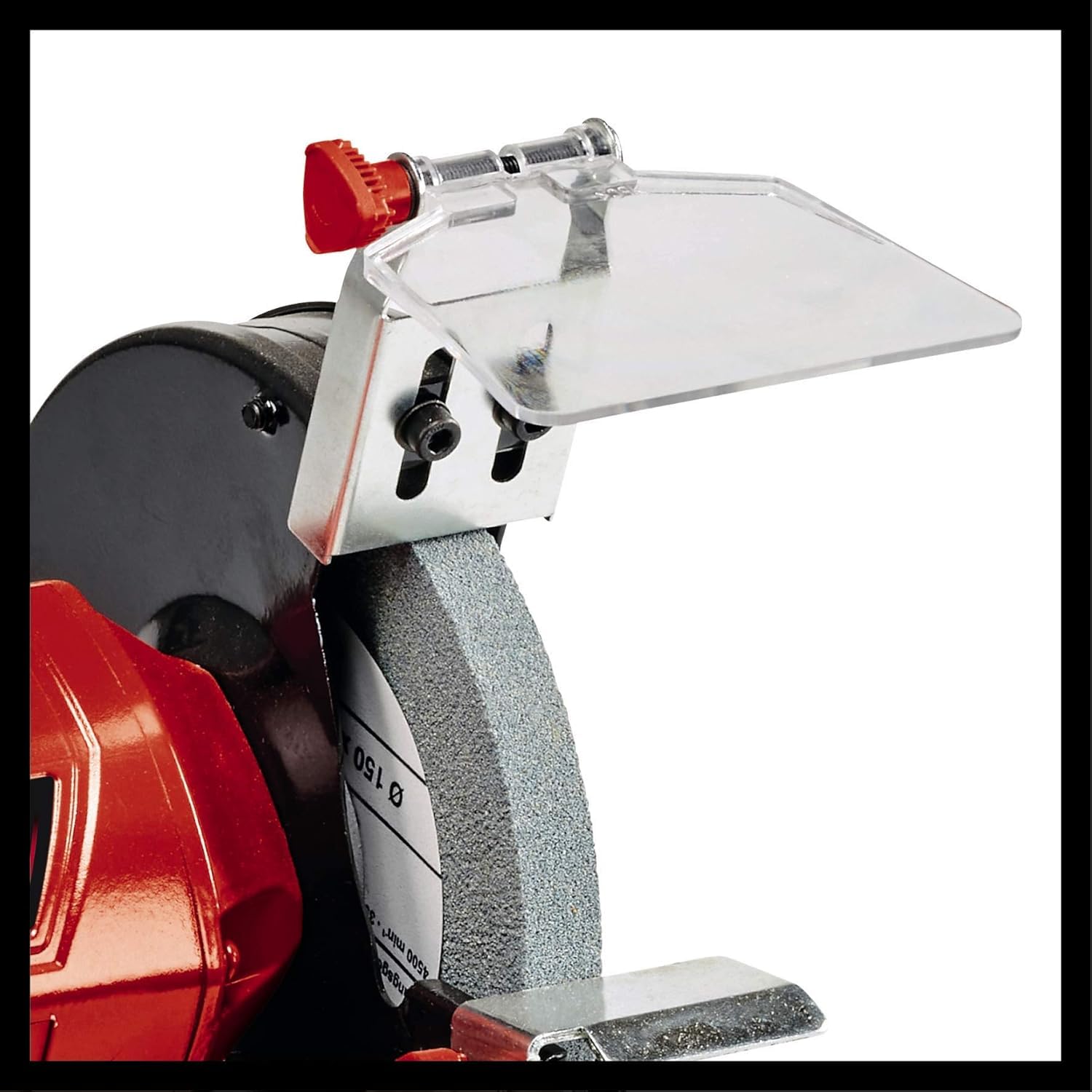 Einhell Doppelschleifer TC-BG 150 (max. 150 W, Ø150 x ø32 x 16 mm Schleifscheiben, Funkenschutz, Formkorrekturen und Anschliffe, inkl. Grob- und Feinschleifscheibe K36/K60)