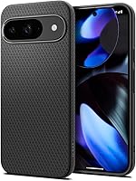 Vista 23 de Spigen Funda para Pixel 8, Liquid Air (2023) [Sin Anillo Magnético] [Protección de Grado Militar] - Abyss Green