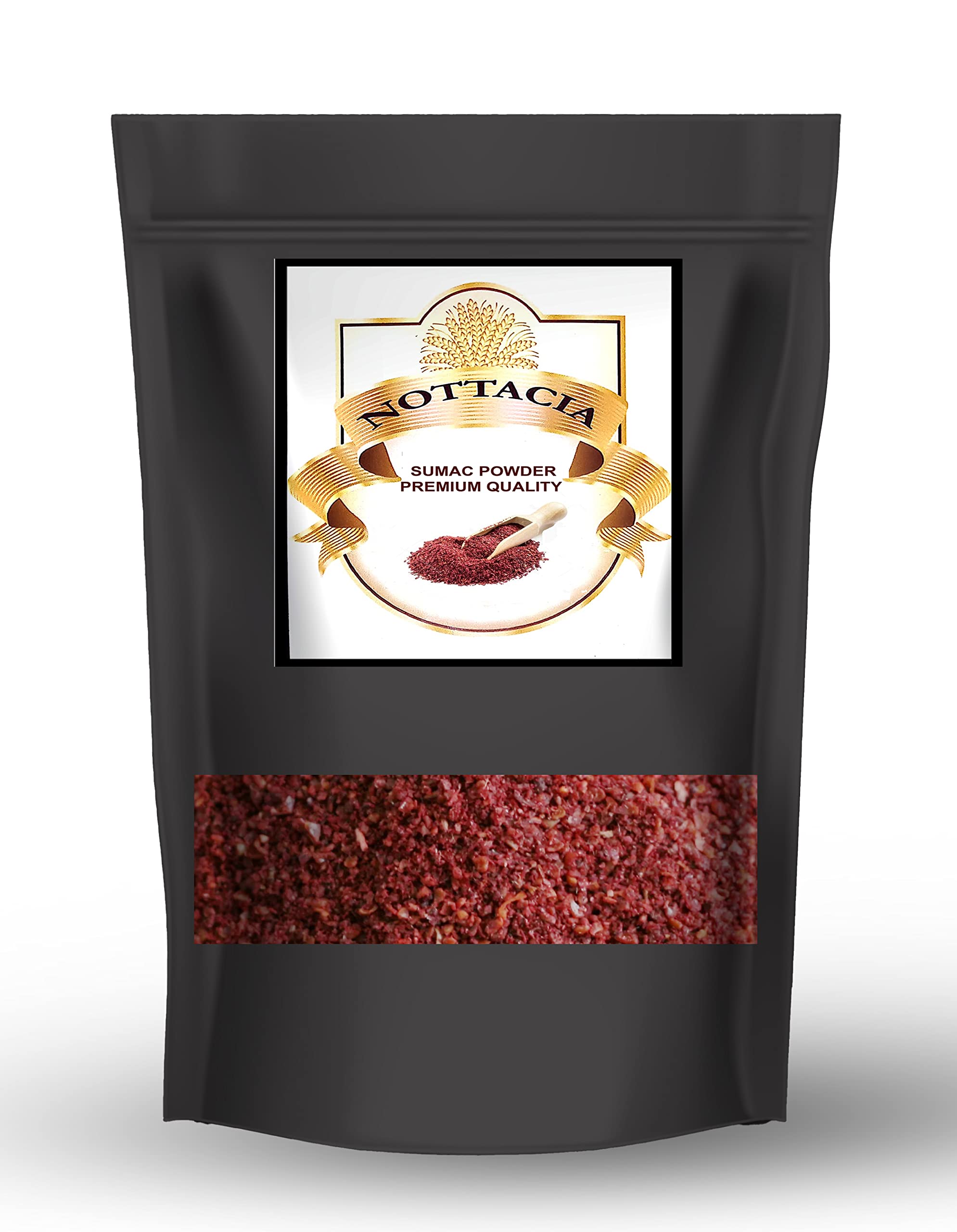 Nottacia Sumac Seasoning Powder 250gm | Authentic Middle Eastern Spice | Tangy Citrus Flavor for Salads, Marinades, Kebabs, Rice & Roasted Vegetables | Pack of 1