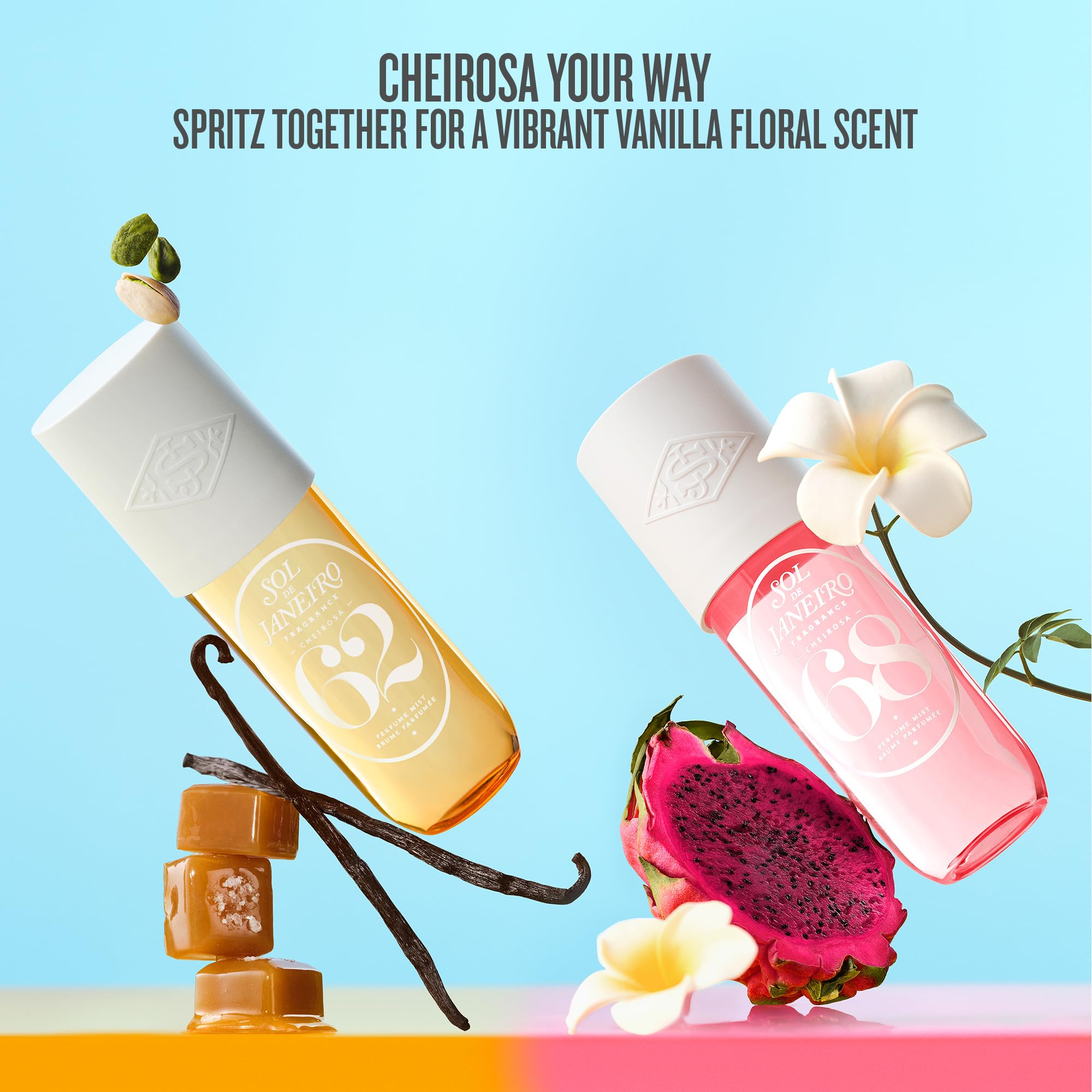 Brazilian Crush Cheirosa 62- Pistacho and Salted Caramel by Sol de Janeiro for Unisex - 3 ozBody Mist