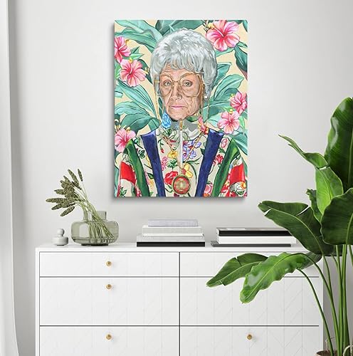 Miniatura 5 de Póster retro de los años 80 para niñas geniales y vanguardistas  Impresiones de decoración de pared doradas y niñas  Póster femenino preppy  Póster