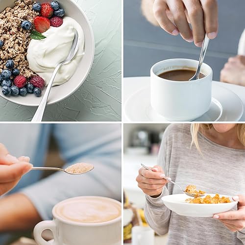 Miniatura 6 de WHING Accio - Cuchara de acero inoxidable grabada para los amantes del café y el té, amantes de los libros, amigos fanáticos de Harry Potter, regalo