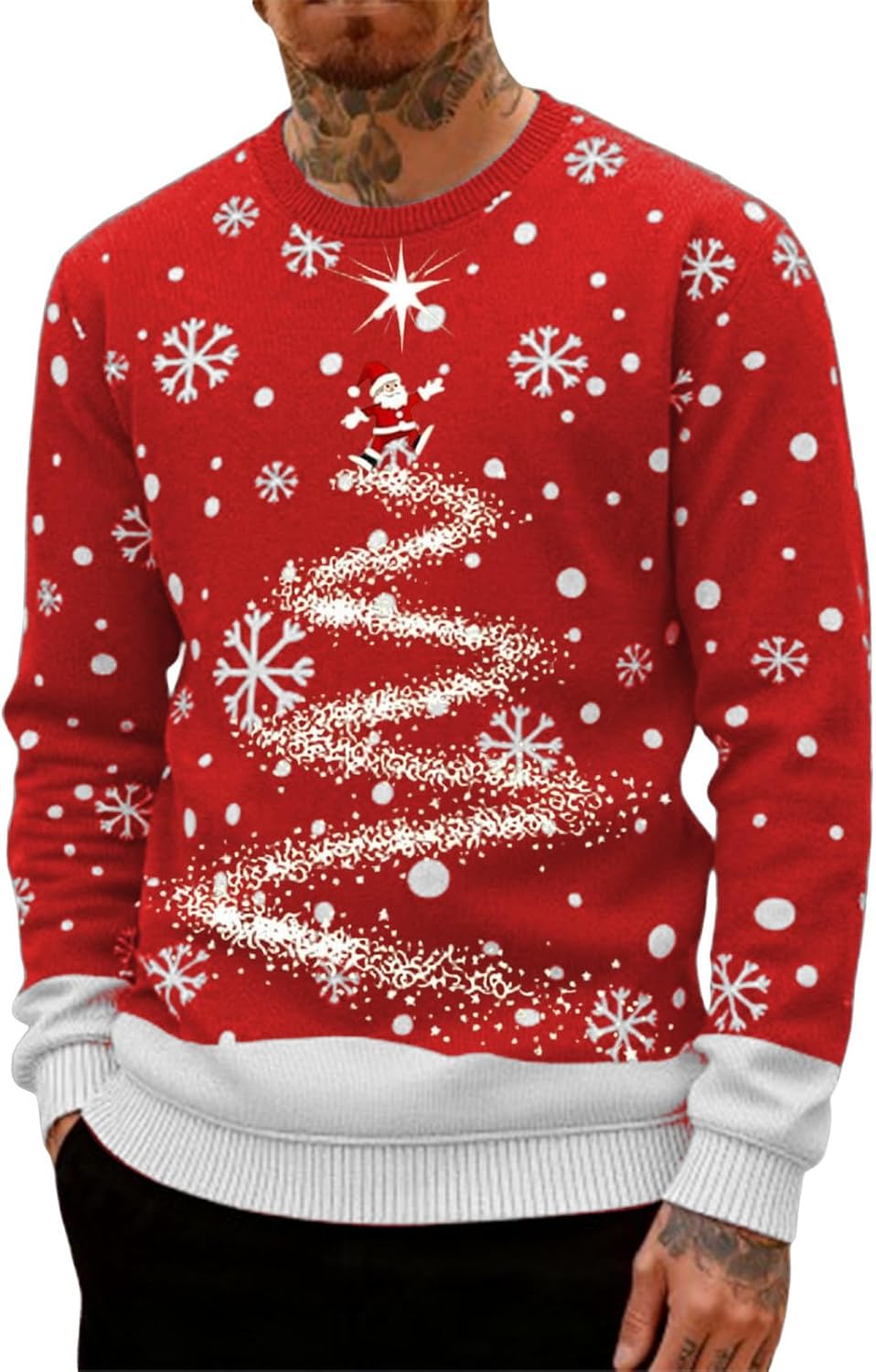 Générique Pull De Noel Homme Sweat Grande Taille Rigolo