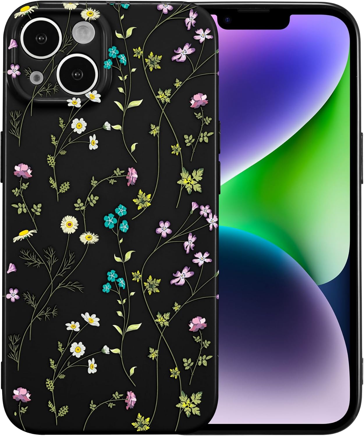 Emetok 6-en-1 Coque Pour IPhone 13 Et IPhone 14, 360 Degrés Protection