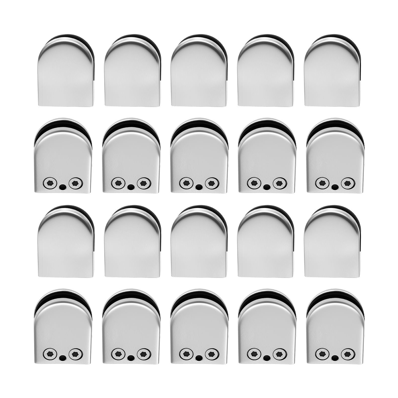 Support en verre pour rampe d'escalier qui apporte de la luminosité dans votre maison