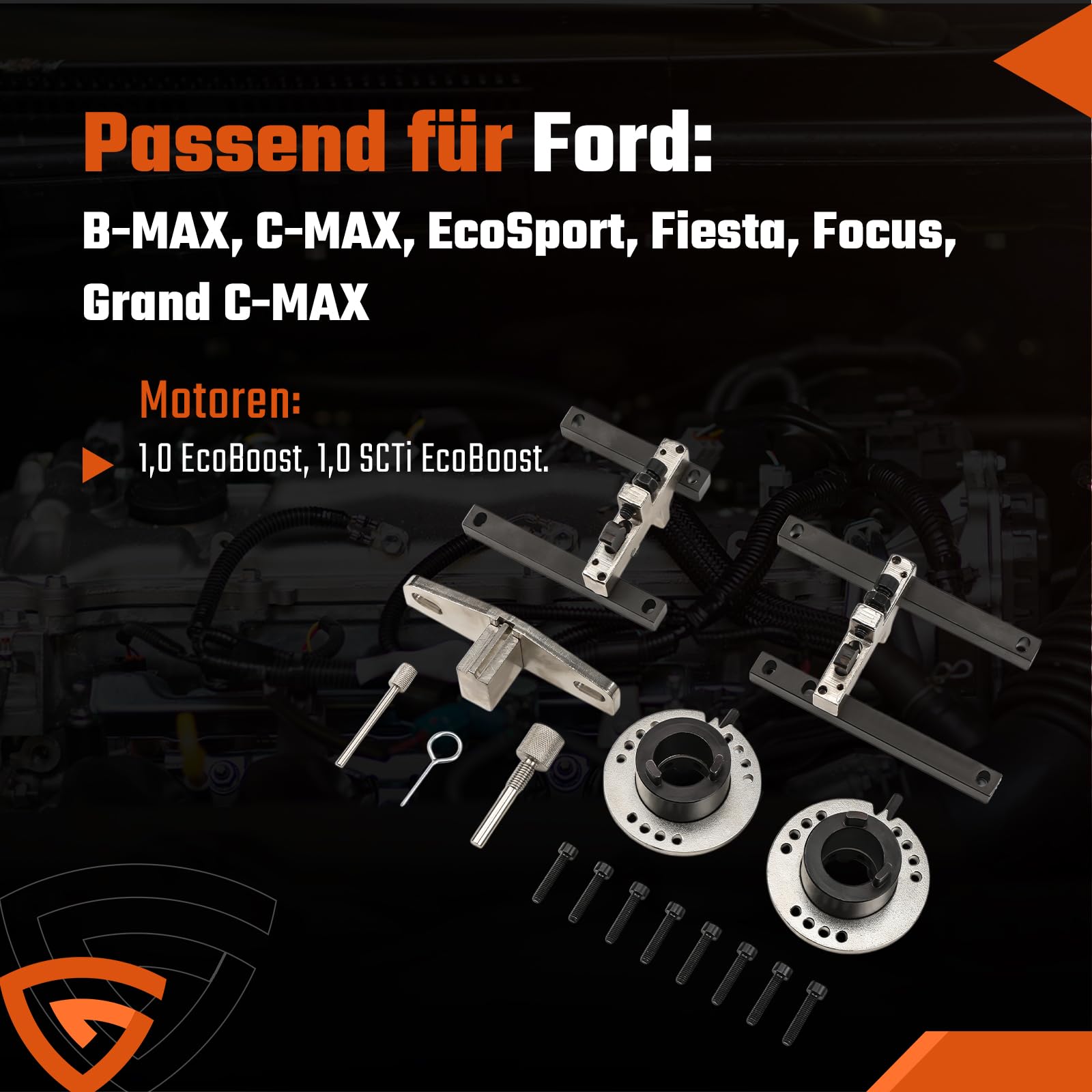 GEARMONSTER Motor Einstellwerkzeug Satz Zahnriemen Werkzeug für Ford 1.0 ECOBOOST