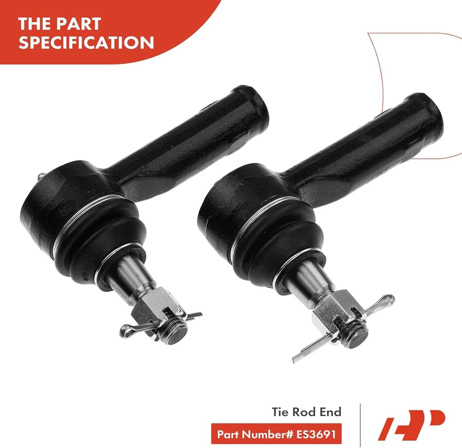 A-Premium 6Pcs Front Suspension Kit, Lower Control Arm, Inner & Outer Tie Rod End, Compatible with Ford F-150 2004 2005 2006 2007 2008, 4WD Only