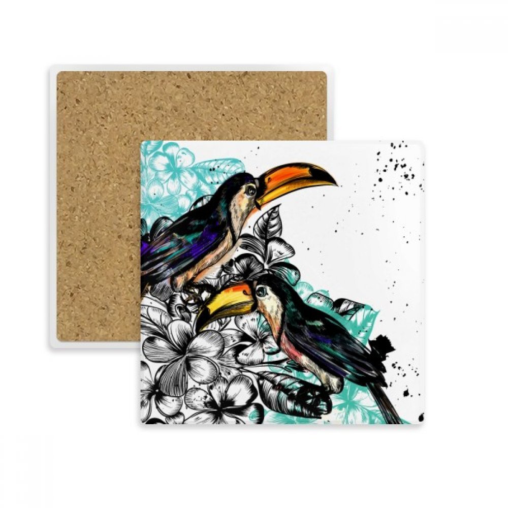 Oiseau Tropical Coaster pour Boisson et Apéritif en Terrasse
