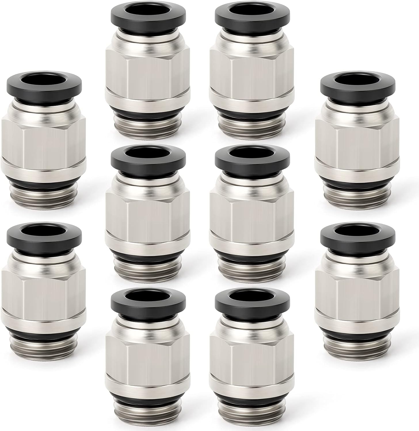 Spingere Rapidamente Il Contatto Per Collegare Il Raccordo Tubo