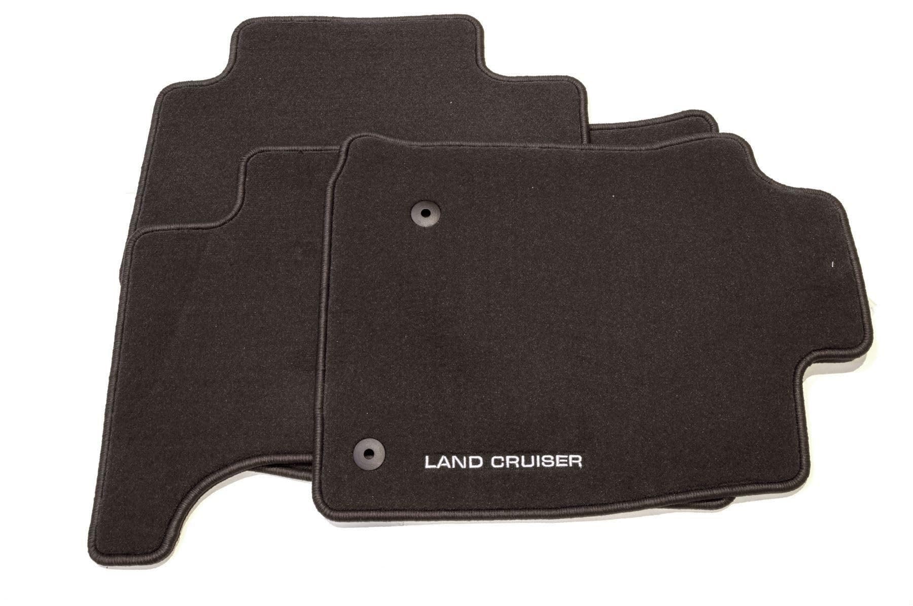 Custom All-Weather Floor Mats – Fits Toyota Prado 2006–2018 – 4-Piece Set – Leather + XPE/EVA