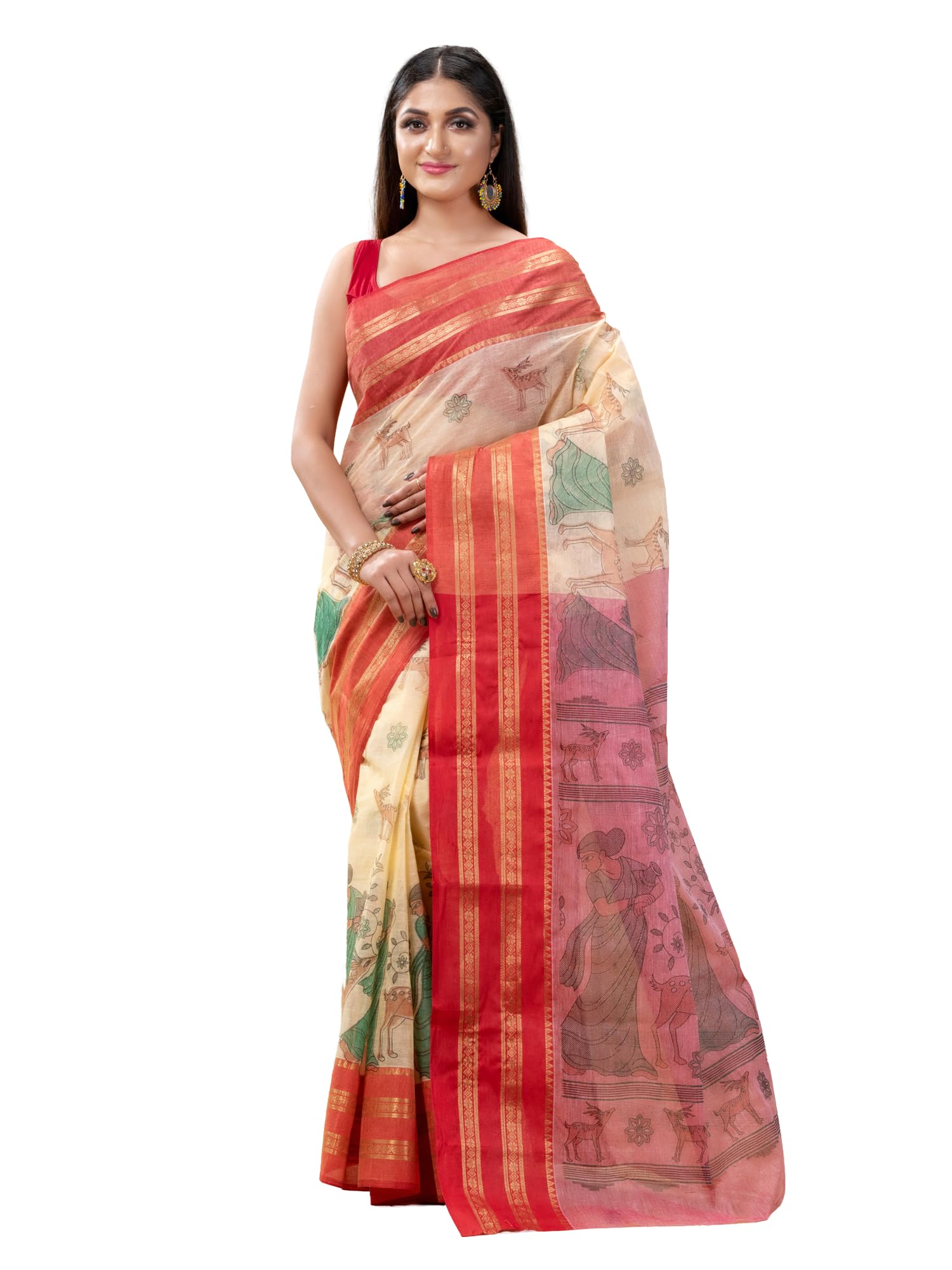db desh bidesh Women`s tant cotton sarees for women bengal handloom tant sarees for women trending new, collection sakuntala bengali taant daily, wear georgette bandhani summer cotton saree for woman-picture-14