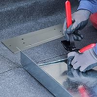 Vista 6 de Herramienta plegable de 12 pulgadas Herramienta de doblado de metal de acero Doblador de chapa para HVAC Doblado Formando 3/8 y 1 Profundidades