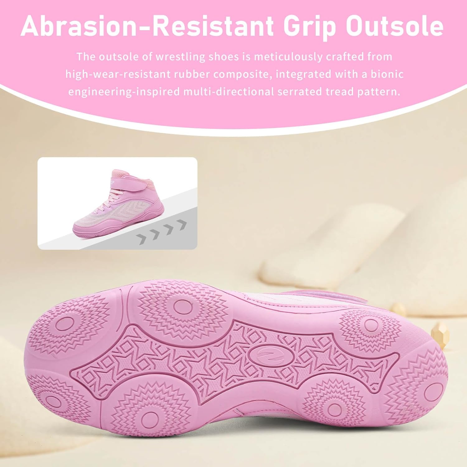 Kids Wrestling Shoes Youth Boys Girls Youth Boxing Shoe Barefoot Hiking Boots Lightweight Breathable Zero Drop Non Slip - Image 4