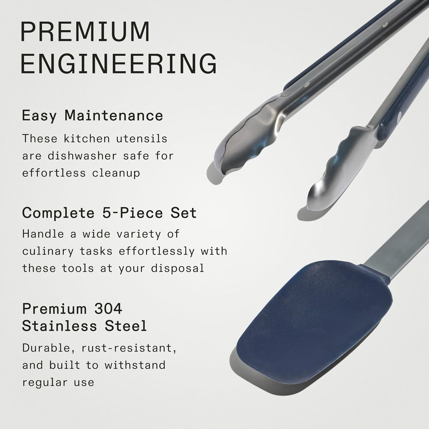 Made In Stainless Steel Utensil Set - Image 4