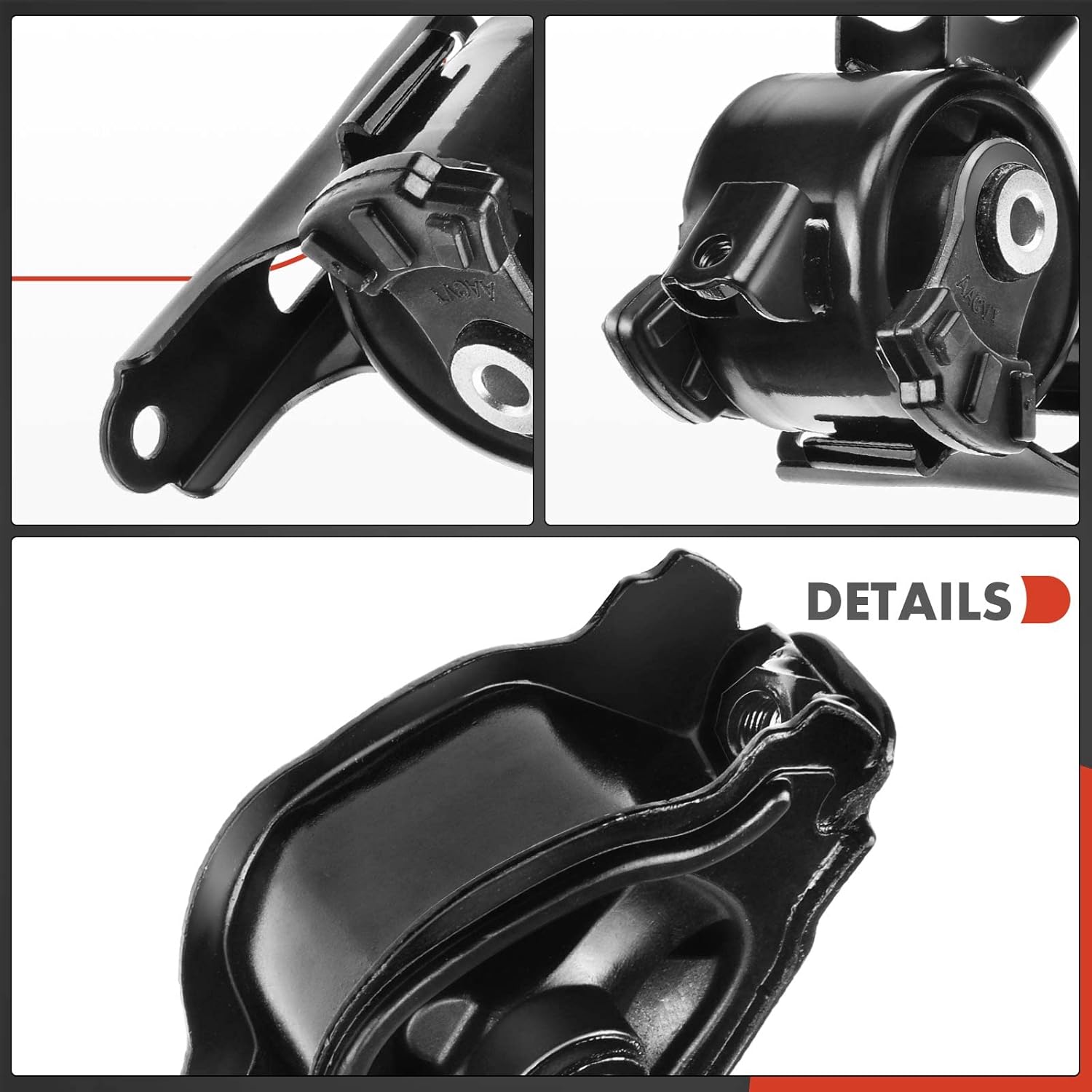 A-Premium 3PCS Engine Motor Mount and Transmission Mount Set Compatible with Honda Fit 2007-2008 L4 1.5L Petrol, Automatic Transmission, Replace# 50805SAA982, 50805SLAA81