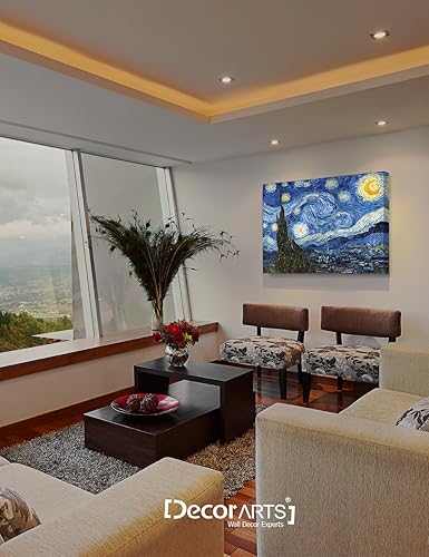 Miniatura 3 de DECORARTS - Serie de pinturas enmarcadas de Vincent Van Gogh favoritos  impresión giclée de arte en lienzo