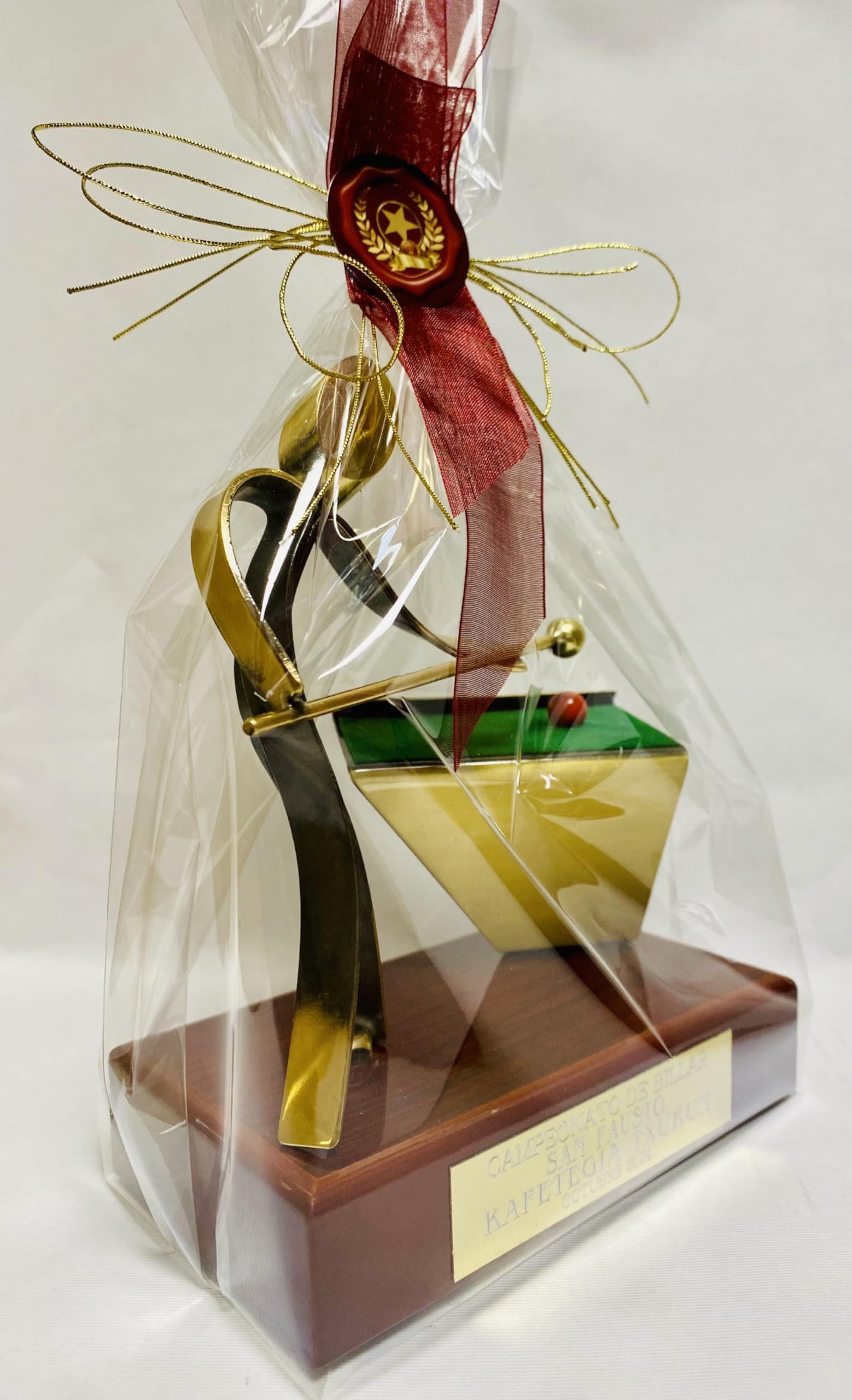Trofeos Billar GRABADOS premio figura personalizada