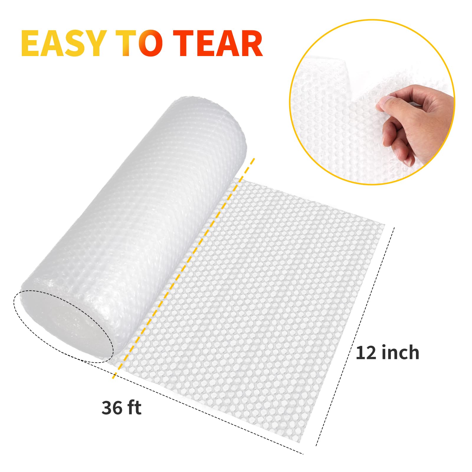 Bubble Cushion Wrap 2 sztuki 30 cm x 22 m folia bąbelkowa do pakowania, przenoszenia pudełek i wysyłki dla Twojej firmy, perforowana co 30 cm