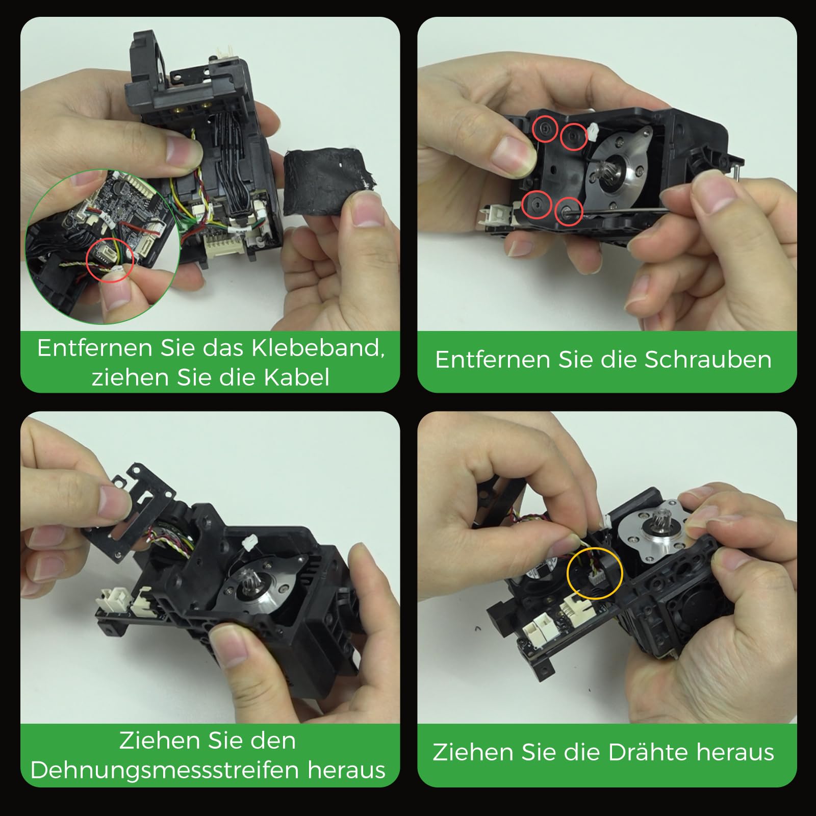 Creality K2 Plus Strain Gauge Offizielles 3D-Drucker Zubehör Bett Nivellierung Modul für Creality K2 K2 Pro K2 Plus Auto Nivellierung Spannungssensor Getriebe Set