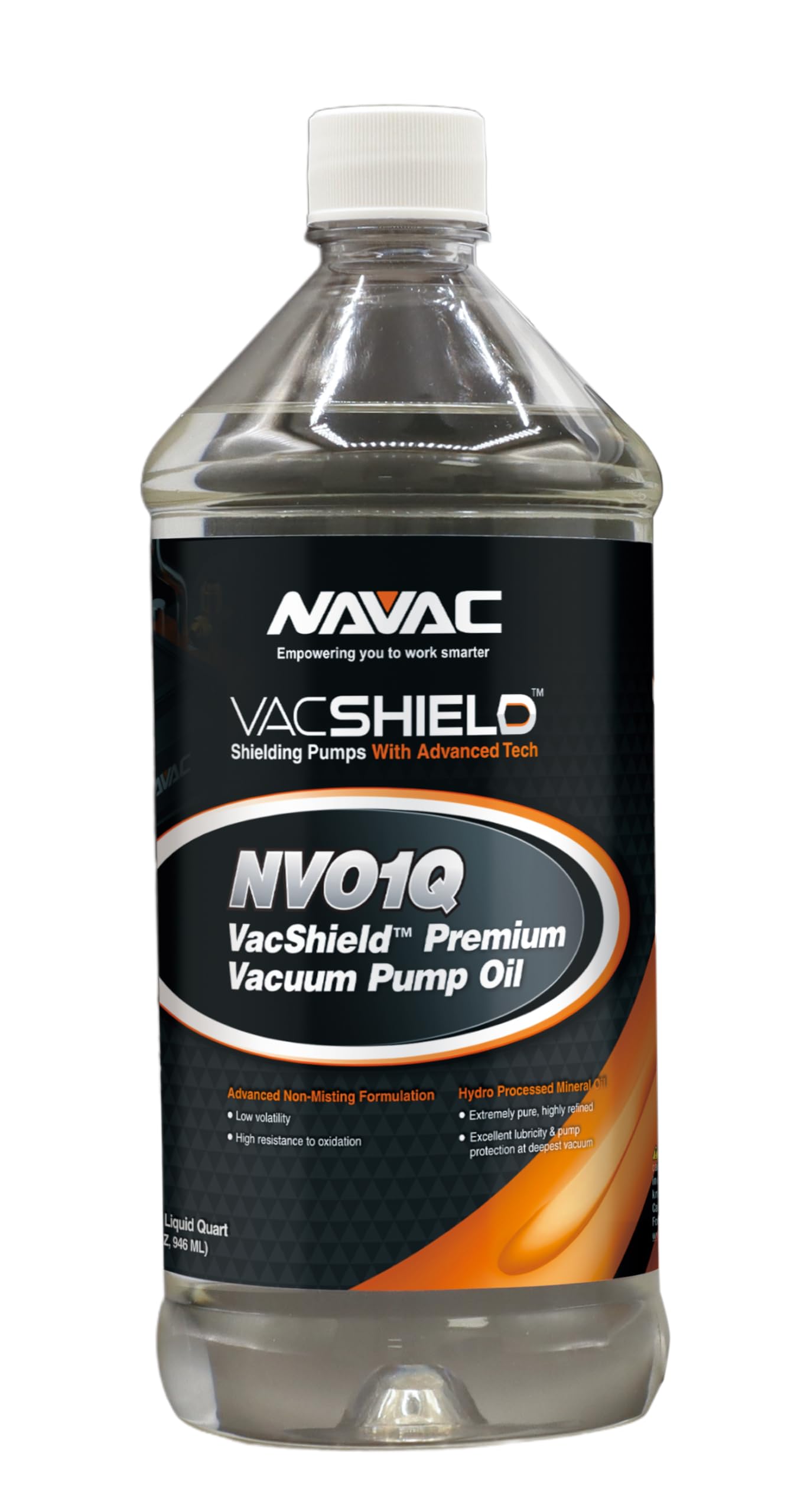 NAVAC NVO1Q Quantum Premium - Aceite para bomba de vacío, 1 cuarto de galón