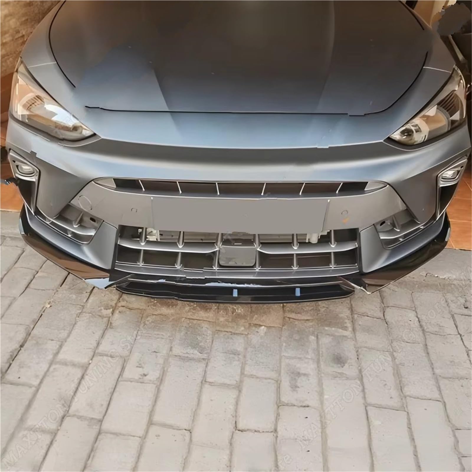 Parachoques Delantero Coche Spoiler Parachoques Delantero Negro Brillante Asiento para Cupra para Leon VZ para TSI Sportstourer VZ 2024 2025 Alerón Difusor Divisor Kit lip