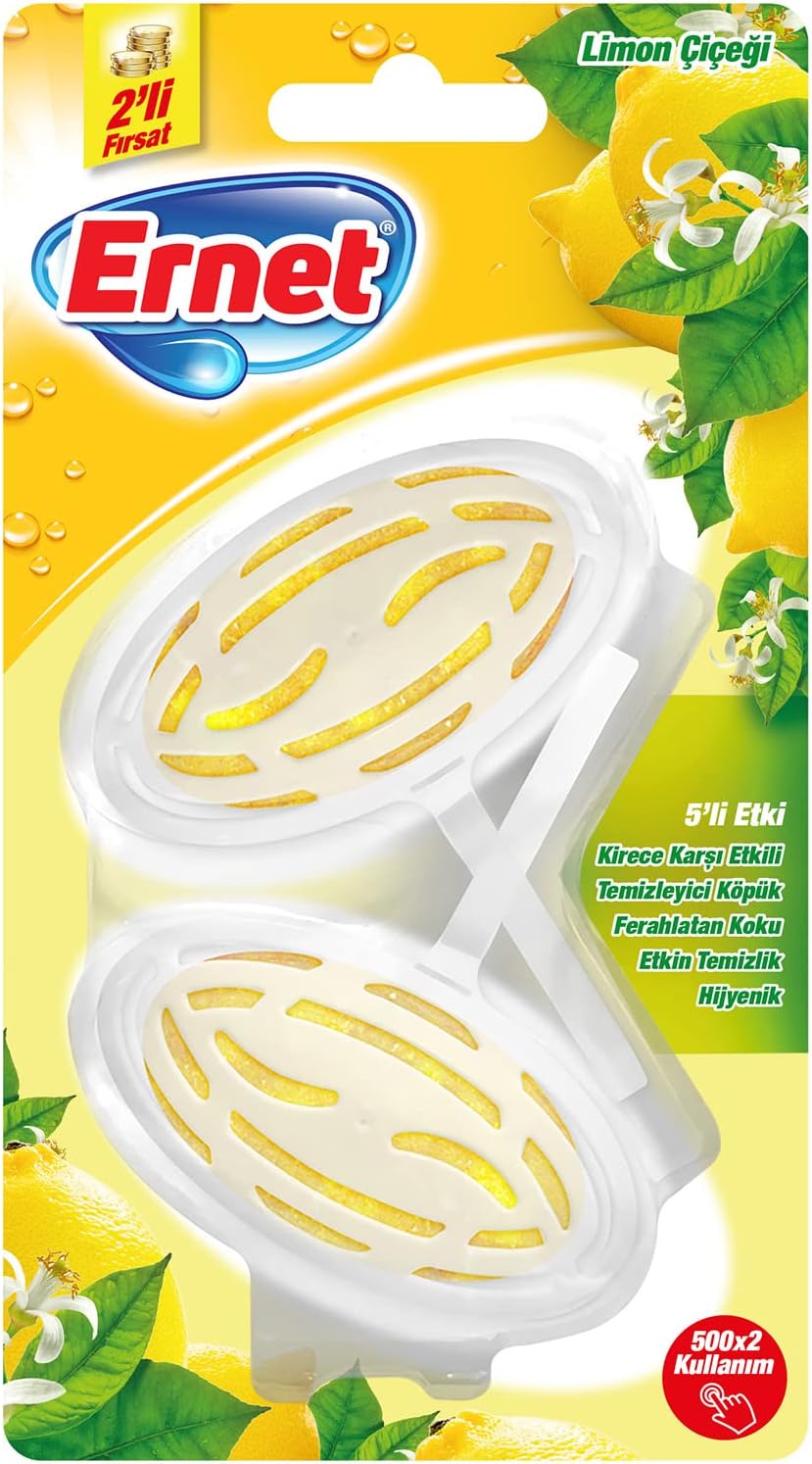 Ernet Süp Klozet Blok Limon Çiçeği 2X40G