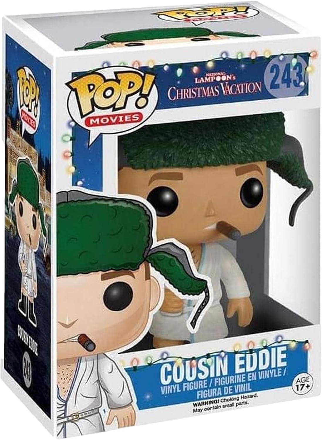 Funko Pop! Movies: National Lampoon's Christmas Vacation Bundle (2-Pack) – Clark Griswold #242 and Cousin Eddie #243 Collectible Vinyl Figures