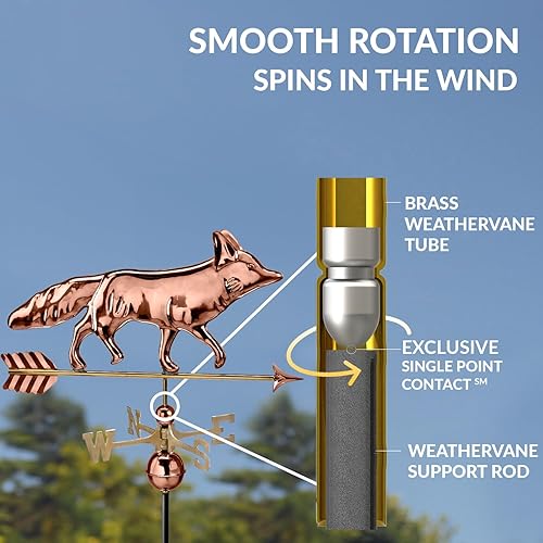 Miniatura 5 de Good Directions Veleta Fox Pure Copper