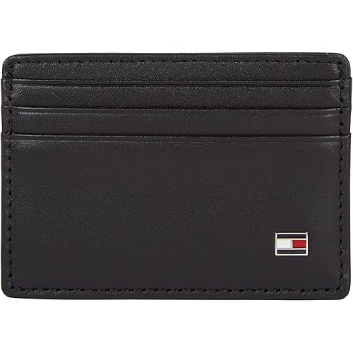Tommy Hilfiger Men's Card Case Wallet, Dimensions (W x H x D): 10 x 8 x 2 cm