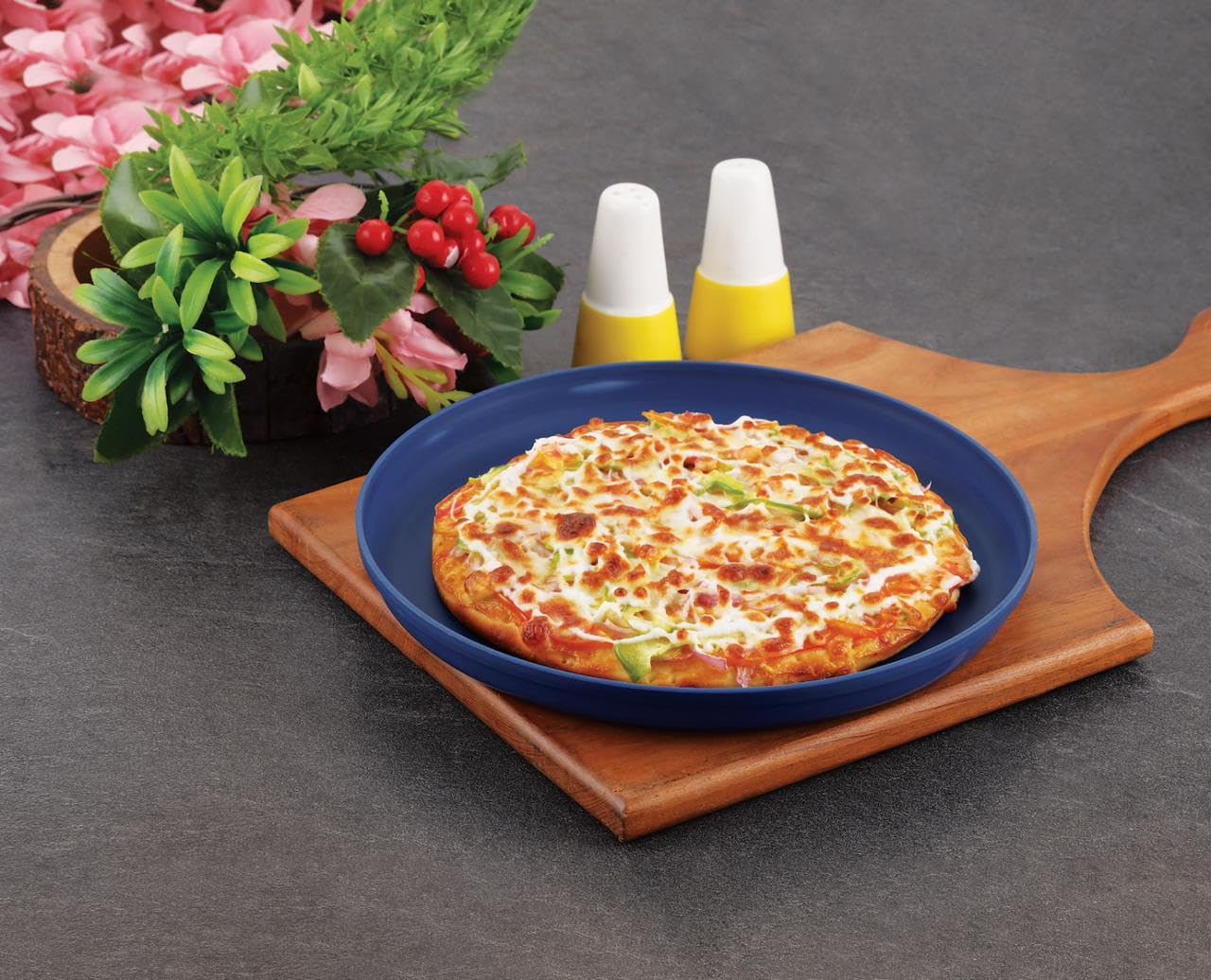 Colorful Dinner Plates Set of 6 - Durable & Dishwasher Safe -5