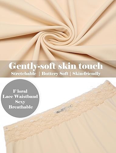 Miniatura 4 de Avidlove Media falda con encaje floral para mujer