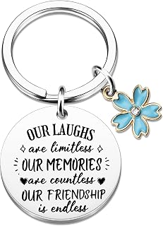 Friendship Gifts for Women Friends Birthday Gifts for Women Friendship Keychain Best Friend Bestie Christmas Graduation Anniversary Moving Away Gift Keychains for Woman